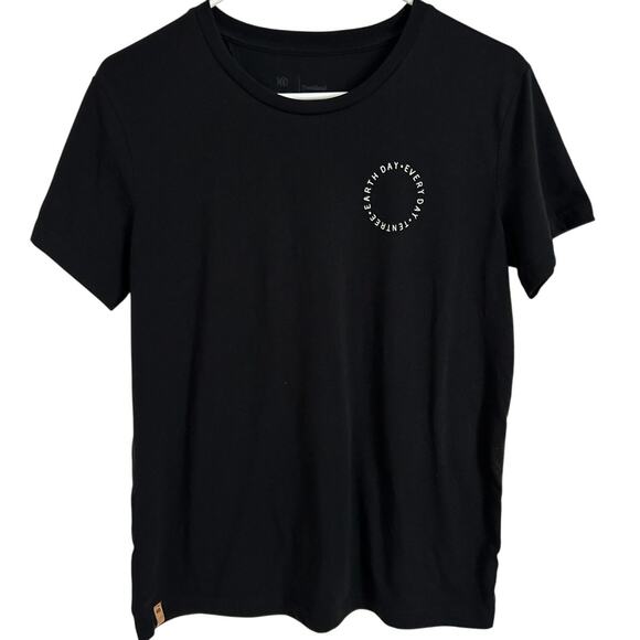 TenTree "Earth Day is Everyday" Black Tee - Size Small - Picture 1 of 5